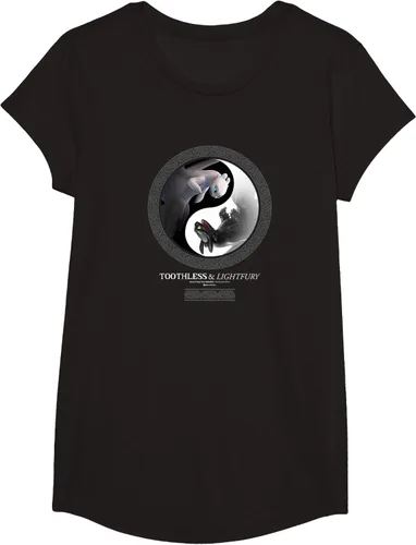 Vista 5 de Cómo entrenar a tu dragón 3 Yin Yang Dragon Camiseta
