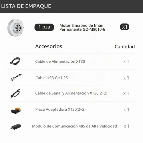 Vista 6 de GO-M8010-6 Motor Bionic Robot Joint Motor Motor Síncrono de imán permanente - Precisión y potencia para robots de alto rendimiento - Ideal