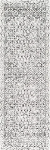 Vista 3 de nuLOOM Exie - Alfombra marroquí de transición, 2 pies 6 pulgadas x 6 pies, gris claro