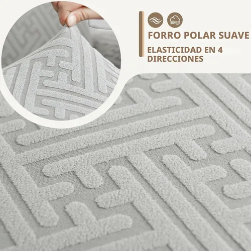 Vista 3 de Fundas para sofá seccional en forma de L, 1 pieza, fundas elásticas para esquina de sofá, antideslizantes, lavables, fundas protectoras de muebles