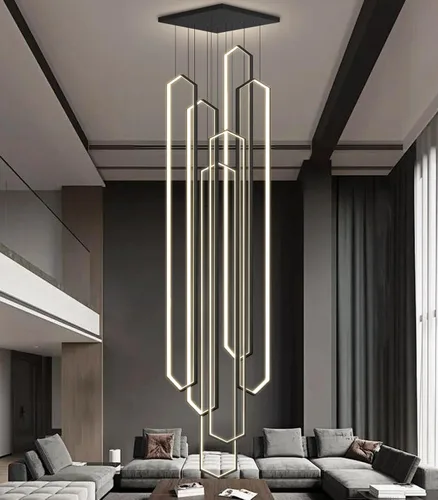 Vista 17 de Lámpara colgante regulable de 3 anillos para ajustar mini lámpara LED de techo para cocina, isla, comedor, sala de estar, dormitorio, dorado