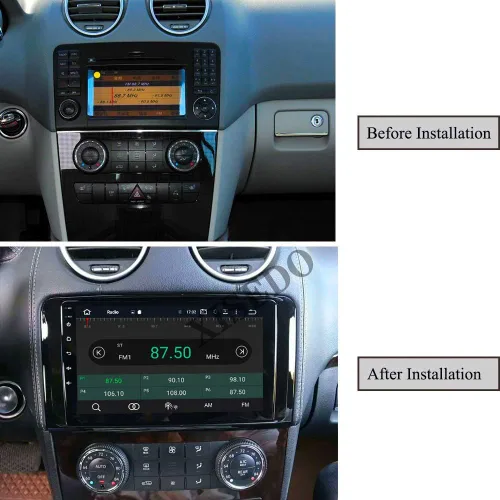 Vista 3 de Para Mercedes-Benz ML-CLASS W164 ML300/ML350/ML450/ML500/ML320/ML63 AMG; GL X164 GL320/GL350 Android 10.0 Estéreo de coche de 9 pulgadas