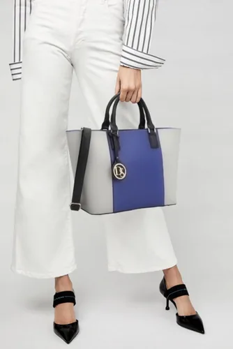Vista 2 de DASEIN - Bolsa de mano para mujer, bolsa tipo bandolera, asa superior, bolsa plana para trabajar