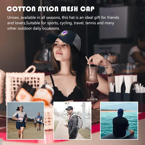 Vista 8 de devor Dad Hat Magic Mushrooms Dad Hat for Men Funny Denim Hat Adjustable