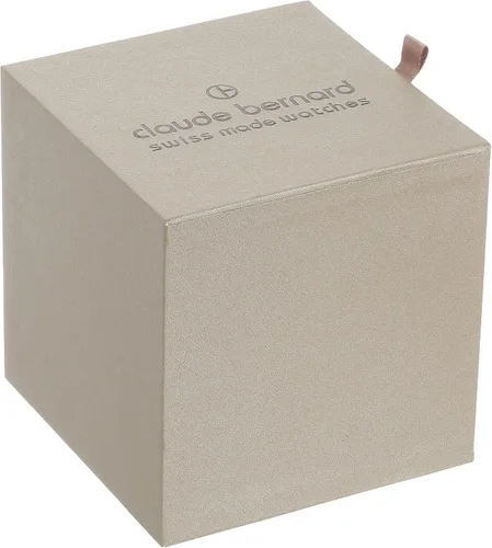 Vista 4 de claude bernard Reloj automático suizo de acero inoxidable para hombre con correa de cuero, marrón, 20 (modelo 85017 3 AIN2), Marrón, Reloj automático