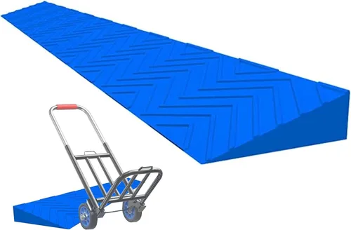 Vista 9 de Rampas de umbral portátiles para interiores y exteriores, de 1 a 3.9 in, rampas para robot de barrido, rampa de umbral de superficie antideslizante