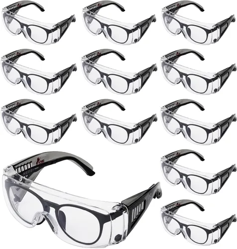 Vista 10 de UNCO - Gafas de seguridad sobre gafas, gafas protectoras, antiniebla, para trabajo, gafas de seguridad sobre gafas