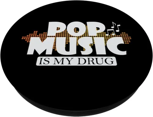 Vista 2 de Pop Music is my Drug R'n'B Singer Stars PopSockets Standard PopGrip