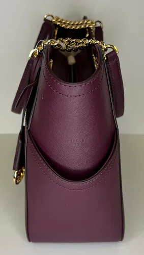 Vista 6 de Michael Kors Jet Set Travel Large Chain Shoulder Tote bundled with Large Continental Wallet and Purse Hook
