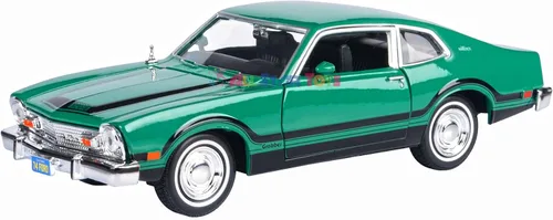 Vista 2 de 1974 Maverick GRABBER Green 1/24 MODELO COCHE DE MODELO DE MODELO por Motormax Forgotten Classics Series 73332 79043