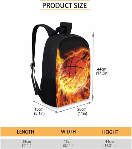 Vista 66 de HUGS IDEA Los animales frescos 3D niños escuela libro bolsa niños impresión mochilas, Baloncesto, Moderno