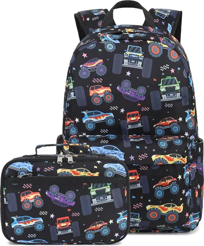 Vista 125 de CAMTOP - Conjunto de mochila y lonchera con estampados divertidos para niños de preescolar y primaria), Y0058-2
