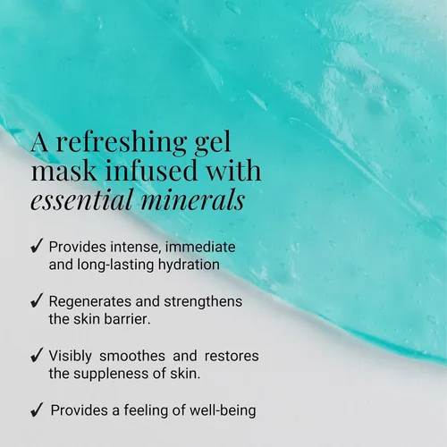 Vista 4 de G.M. COLLIN Aqua Mask Mascarilla facial hidratante con textura de gelatina hidratante Suaviza y restaura visiblemente la flexibilidad