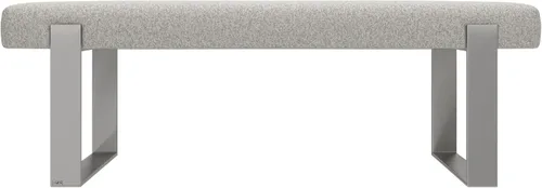 Vista 22 de VANT Banco de cama tapizado, beige Boucle, níquel cepillado Boucle Beige - Níquel cepillado