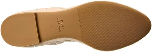 Vista 4 de Stuart Weitzman Zapatos planos tipo ballet de ante brillante
