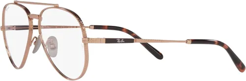 Vista 3 de Ray-Ban RX8225v Aviator Titanium Pilot - Marcos para gafas graduadas