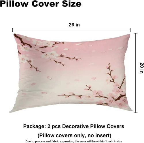 Vista 47 de Batmerry Autumn Pumpkin Templeton Throw Pillow Covers, Green Leaves Paths Forests Decorative Pillow Covers Digital Printing Blended for Couch Sofa