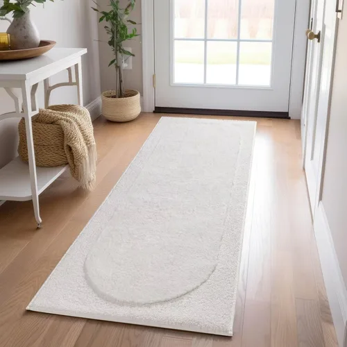 Vista 13 de DEXDE - Alfombra antideslizante para baño, ducha, 24 x 16 pulgadas, color beige
