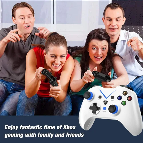 Vista 6 de Control inalámbrico para Xbox One doble vibración incorporada de 24 HZ Gamepad compatible con Xbox OneOne SOne XSeries SSeries XPS3Windows 10