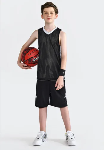 Vista 2 de Liberty Imports - Juego de 10 camisetas reversibles de malla para baloncesto
