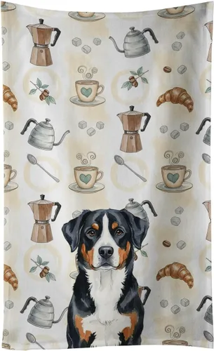 Vista 265 de Caroline's Treasures Afghan Hound - Toalla de cocina para barra de café, terciopelo frontal y lazo de algodón, lavable a máquina Sabueso afgano