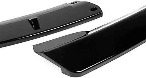 Vista 2 de EPARTS - Juego de 3 piezas de alerón para parachoques delantero, divisor de barbilla, protector de carrocería lateral compatible con BMW (E46) 2002