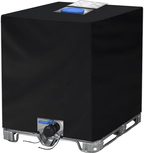 Vista 12 de NEVERLAND IBC - Funda para tanque de agua 420D de 275 galones, paquete de 2