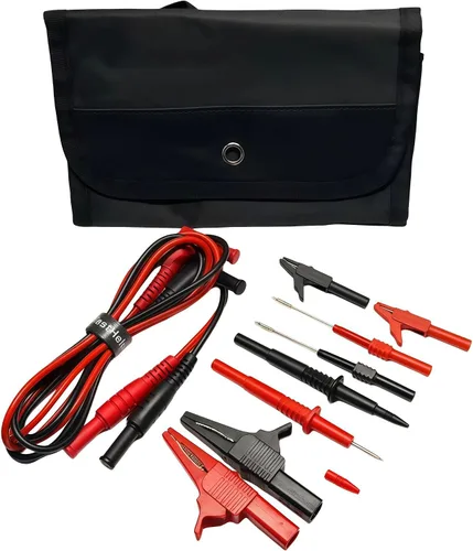 Vista 14 de TH-3-KIT-Base Electrónica Profesional/Kit Electrónico de Conductores de Prueba, Kit de Accesorios de Multímetro, Pinzas de cocodrilo y Sonda