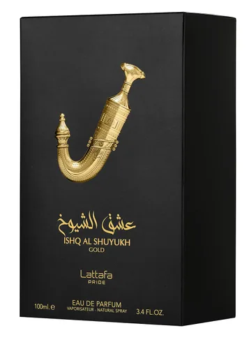 Vista 3 de Lattafa Pride Ishq Al Shuyukh Gold - Eau de Parfum en espray unisex, 3.4 onzas