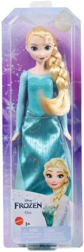 Vista 7 de Mattel Muñecas Disney Princess, Muñeca posable de Elsa de moda con ropa y accesorios característicos, juguetes de la película Frozen de Disney