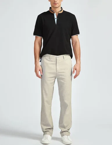 Vista 3 de GAVIN BLEU Polo de manga corta con cuello en V para hombre