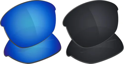 Vista 18 de Galvanic Replacement Lens for Oakley Half Jacket 2.0 OO9144 Half Jacket 2.0 Asian Fit OO9153 Sunglasses - Multiple Choices 24K