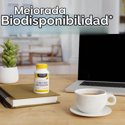 Vista 4 de Healthy Origins Fitosoma de curcumina Meriva-SF 500 mg, 60 cápsulas