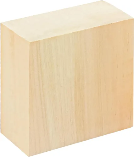 Vista 3 de Paquete de 8 bloques de tallado de tilo, 4 x 4 x 2 bloques de madera para tallar, perfectos para tallar tilo para expertos