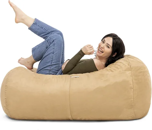 Vista 25 de Jaxx Lounger Jr. Puff Azul