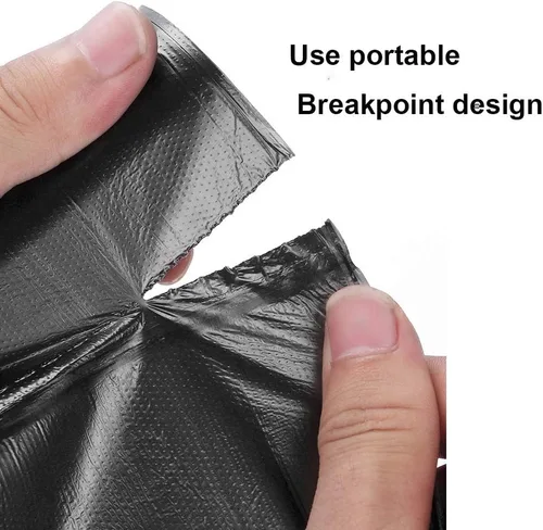 Vista 4 de IPLUS - Bolsas de basura altas con cordón para cocina, 7-8 galones, 100 unidades (negro, 7-8 galones)