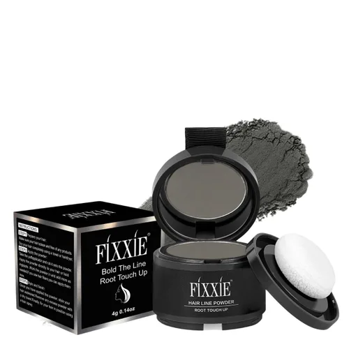 Vista 14 de Polvo de línea capilar para retoque de raíz negra, corrector de pérdida de cabello instantánea para cabello delgado, resistente al viento y al