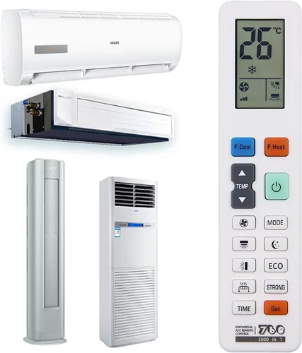 Vista 3 de Riry Aire acondicionado Control remoto LCD universal A/C Control remoto para Midea HITACHI Samsung Daikin Mitsubishi FUJITSU LG Panasonic GREE