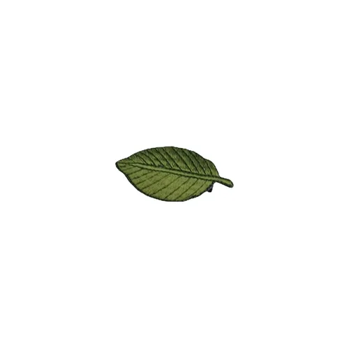 Vista 5 de Horquilla para el cabello con bordado en forma de hoja para niñas, pasadores para el cabello BW06 (2 unidades, verde)