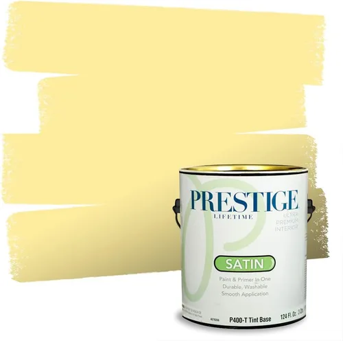 Vista 230 de PRESTIGE Pinturas de pintura exterior e imprimación en uno, 1 galón, plano, combinación comparable de Benjamin Moore* Pila de heno