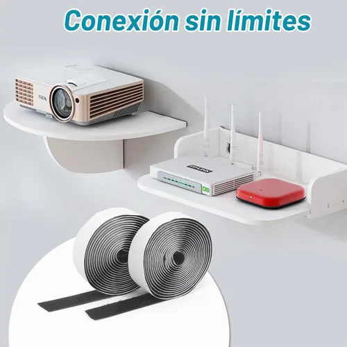 Vista 7 de Art3d Rollos de gancho y bucle de 4 pies x 1 pulgada con parte trasera adhesiva, tira adhesiva de doble cara, resistente, color blanco Doble cara