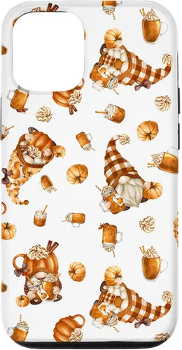 Vista 28 de Autumn Pumpkin Spice Motif for Thanksgiving Cute Fall Gnome Case for iPhone 17