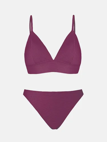 Vista 5 de CUPSHE - Conjunto de bikini para mujer, sexy, triángulo de color sólido, traje de baño de dos piezas