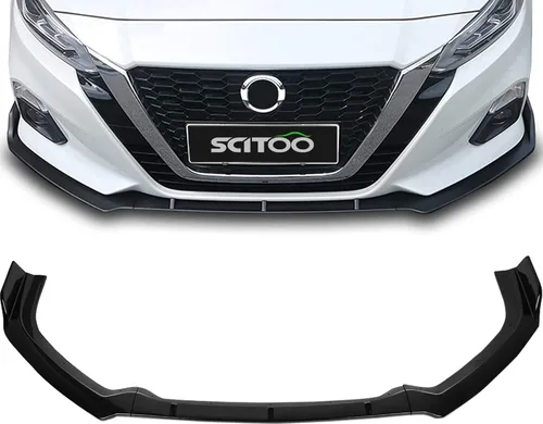 Vista 85 de SCITOO Alerón de borde de parachoques delantero mate negro para Ford Focus ST años 2013-2014 - Spoiler frontal de polipropileno