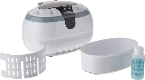 Vista 2 de Genérico Sonic Wave CD-2800, limpiador ultrasónico de joyas y lentes (blanco y gris)