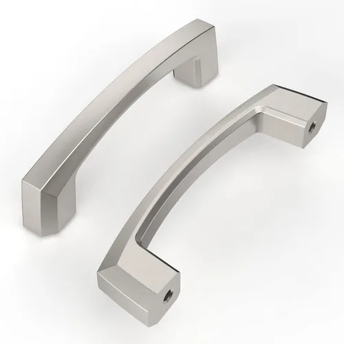 Vista 36 de Paquete de 10 manijas de gabinete de cocina de 3 pulgadas (76mm) color latón envejecido, accesorios para cajones de gabinete de cocina, tiradores