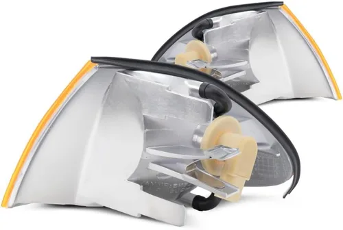 Vista 6 de KarParts360 Para 2001 BMW 330i Parque/luz de señal Par de conductor y pasajero lado sedán/vagón con bombillas reemplaza BM2520104 BM2521104 BM2521104