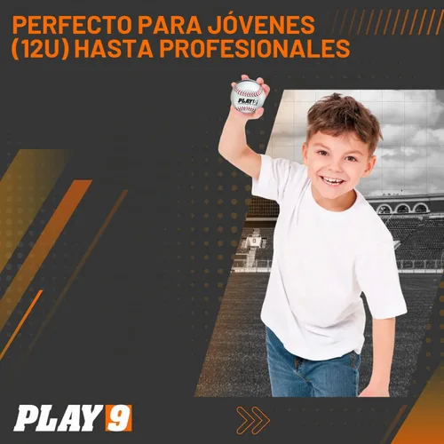 Vista 6 de Spin Trainer - Béisbol de entrenamiento para lanzadores - Cuero genuino para una sensación de juego - Ayudas de entrenamiento de béisbol - Hecho