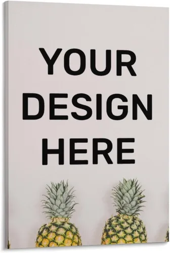 Vista 6 de Lienzo enmarcado con cita personalizada, lienzo motivacional positivo, arte de pared, crea tus propias imágenes, póster personalizado para sala