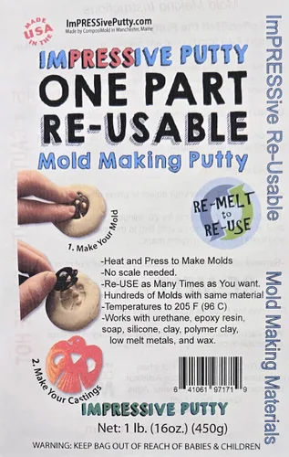 Vista 4 de Impresionante masilla de moldeo reutilizable (1.5 oz (42 g))
